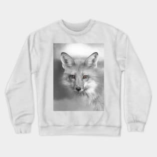 Red Fox Face Crewneck Sweatshirt